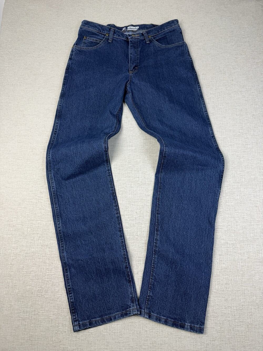 Wrangler 47 Advanced Comfort Cowboy Cut Jeans Men’s 32x36 Regular Fit Blue NWT